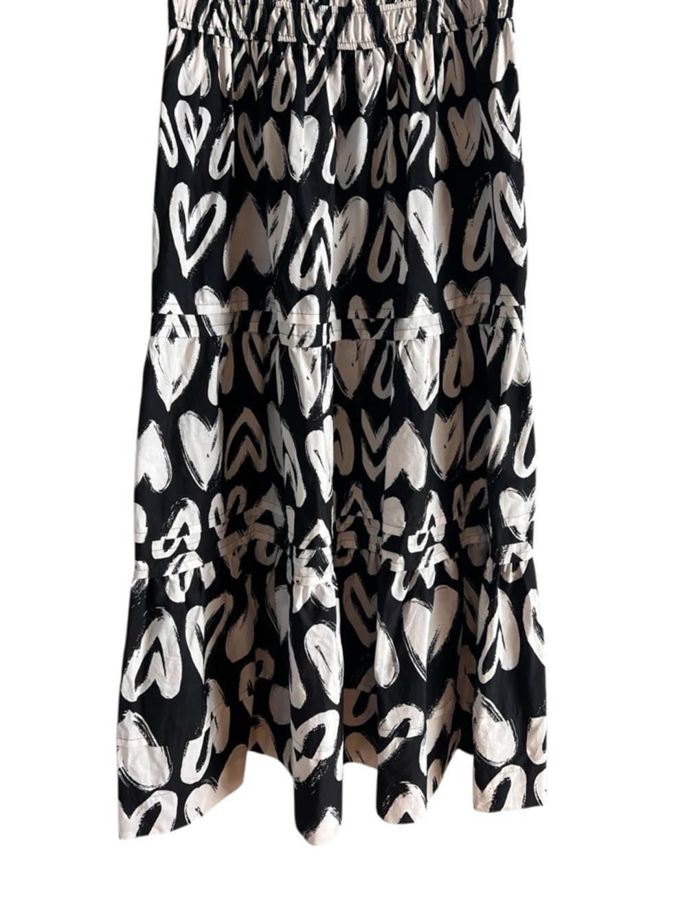Anthropologie Somerset maxi dress in heart print size size S excellent condition - Picture 7 of 14
